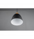 Jagger Modern 25cm Dome Pendant Ceiling Light Black Matt-4
