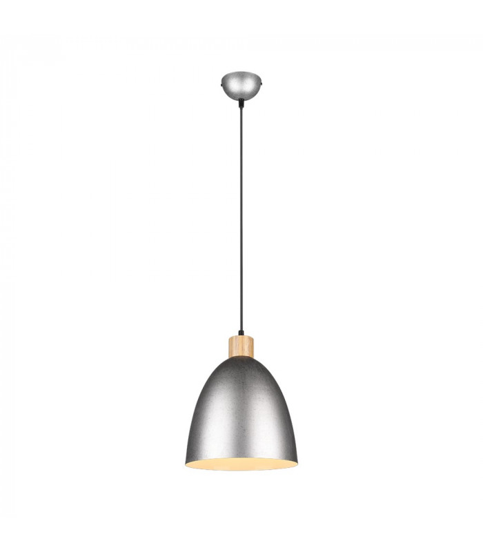 Jagger Modern 25cm Dome Pendant Ceiling Light Nickel antique-1