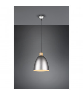 Jagger Modern 25cm Dome Pendant Ceiling Light Nickel antique-2