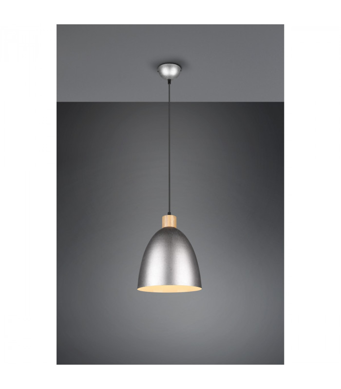 Jagger Modern 25cm Dome Pendant Ceiling Light Nickel antique-2