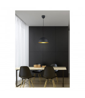 Jimmy Modern Dome Pendant Ceiling Light Black-2