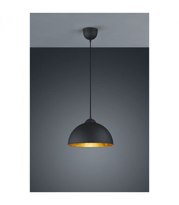 Jimmy Modern Dome Pendant Ceiling Light Black-1