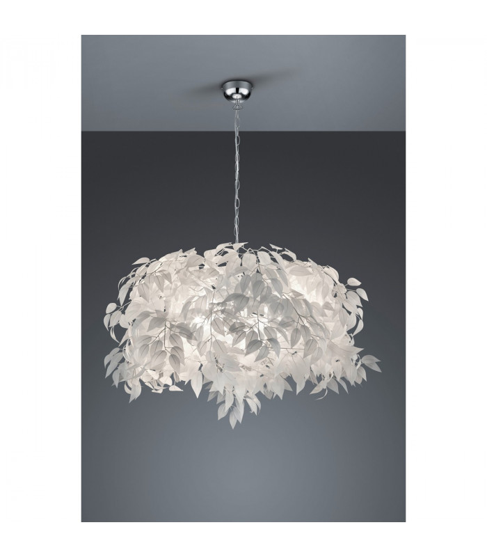 Leavy Modern 4 Light Pendant Ceiling Light Chrome-2