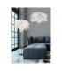 Leavy Modern 4 Light Pendant Ceiling Light Chrome-3