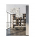 Leavy Modern 4 Light Pendant Ceiling Light Chrome-4