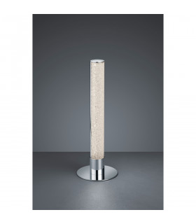 Leia Modern RGBW LED Table Lamp Chrome 3000K Remote control-1