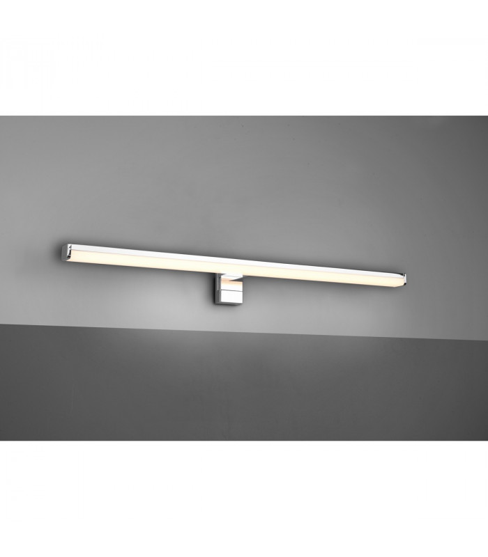 Lino Modern 60cm Bathroom Wall Lamp Chrome 3000K IP44-2