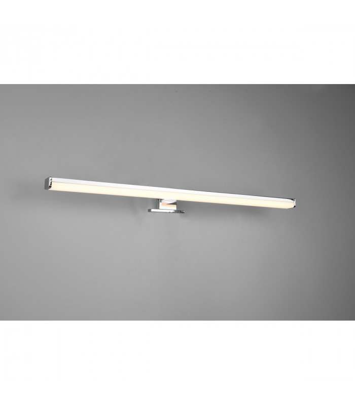 Lino Modern 60cm Bathroom Wall Lamp Chrome 3000K IP44-4