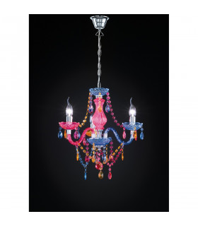 Lüster Young living 3 Light Multi Arm Chandelier Chrome-2