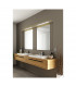 Mattimo Modern 60cm Bathroom Wall Lamp Chrome 3000K IP44-4