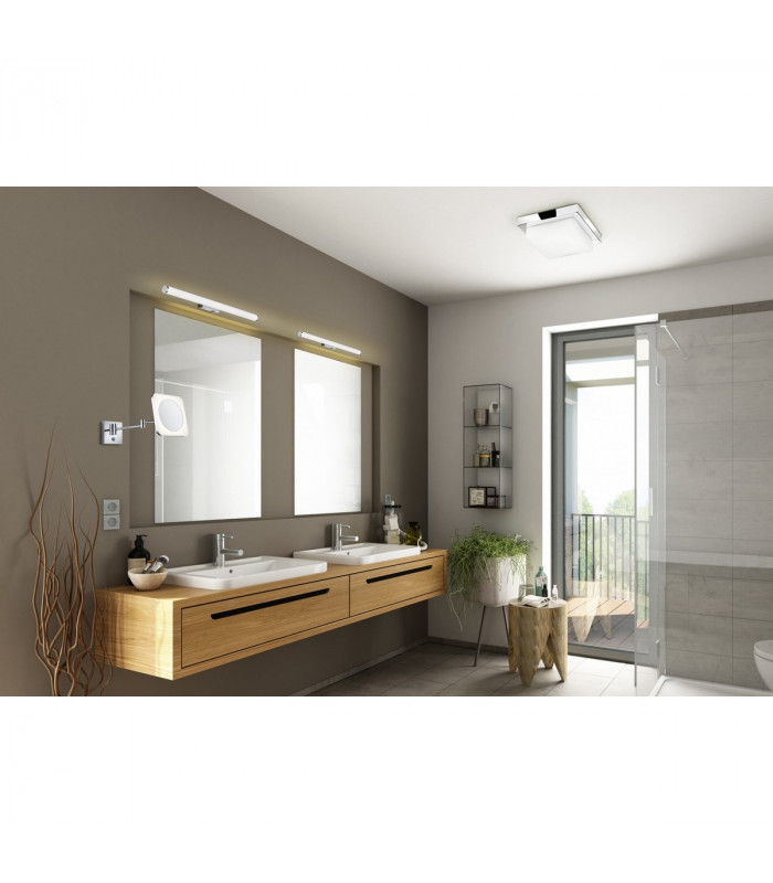Mattimo Modern 60cm Bathroom Wall Lamp Chrome 3000K IP44-5