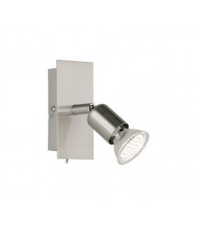 Nimes Modern Single Spotlight Nickel Matt 3000K-2