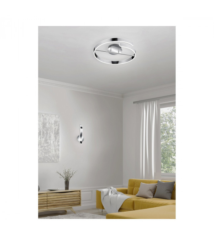 Parma Modern LED Wall Lamp Chrome 4000K-3