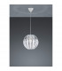 Pumpkin Modern Spherical Pendant Ceiling Light White-1