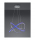 Rubin Modern RGBW LED Pendant Ceiling Light Brushed aluminium 3000K Remote control-5