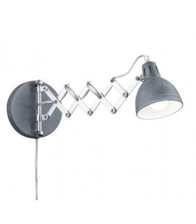 Scissor Modern Dome Wall Lamp concrete look-2