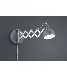 Scissor Modern Dome Wall Lamp concrete look-1