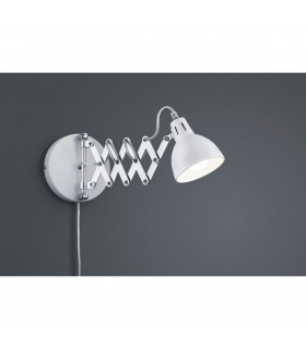 Scissor Modern Dome Wall Lamp White Matt-1
