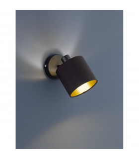 Tommy Modern Single Spotlight Black Matt-2