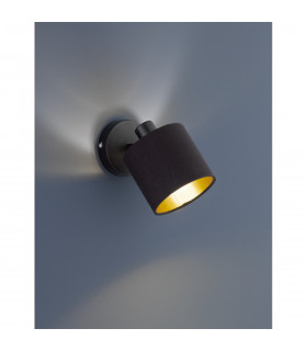 Tommy Modern Single Spotlight Black Matt-1