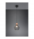 Valeria Modern 18cm Wire Frame Pendant Ceiling Light Black Matt-2