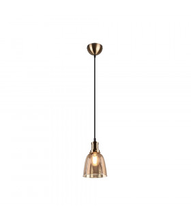 Vita Modern Dome Pendant Ceiling Light Old brass-1