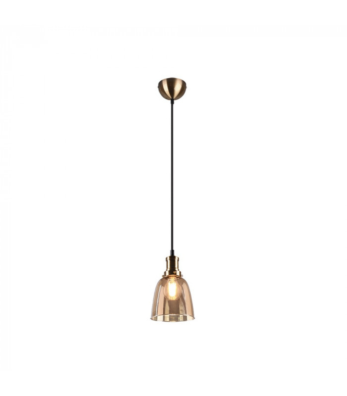 Vita Modern Dome Pendant Ceiling Light Old brass-1
