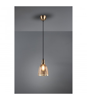 Vita Modern Dome Pendant Ceiling Light Old brass-2