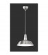 Will Modern Dome Pendant Ceiling Light Nickel Matt-1