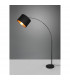 Bolivia Modern Arc Floor Lamp Black Matt with Footswitch-2