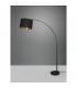 Bolivia Modern Arc Floor Lamp Black Matt with Footswitch-5