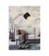 Bolivia Modern Arc Floor Lamp Black Matt with Footswitch-6
