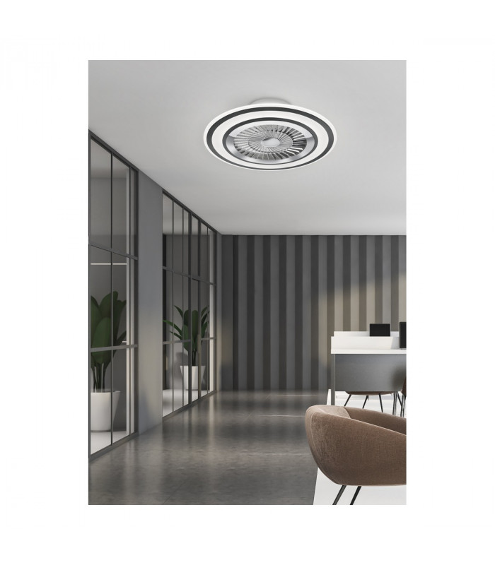 Flaga Modern Ceiling Fan Black Matt 3000-6500K Remote control-6