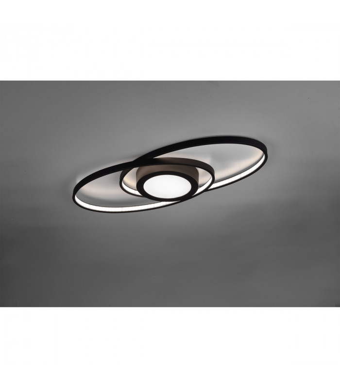 Galaxy Modern LED Semi Flush Light Anthracite 3000K-2
