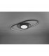 Galaxy Modern LED Semi Flush Light Anthracite 3000K-3