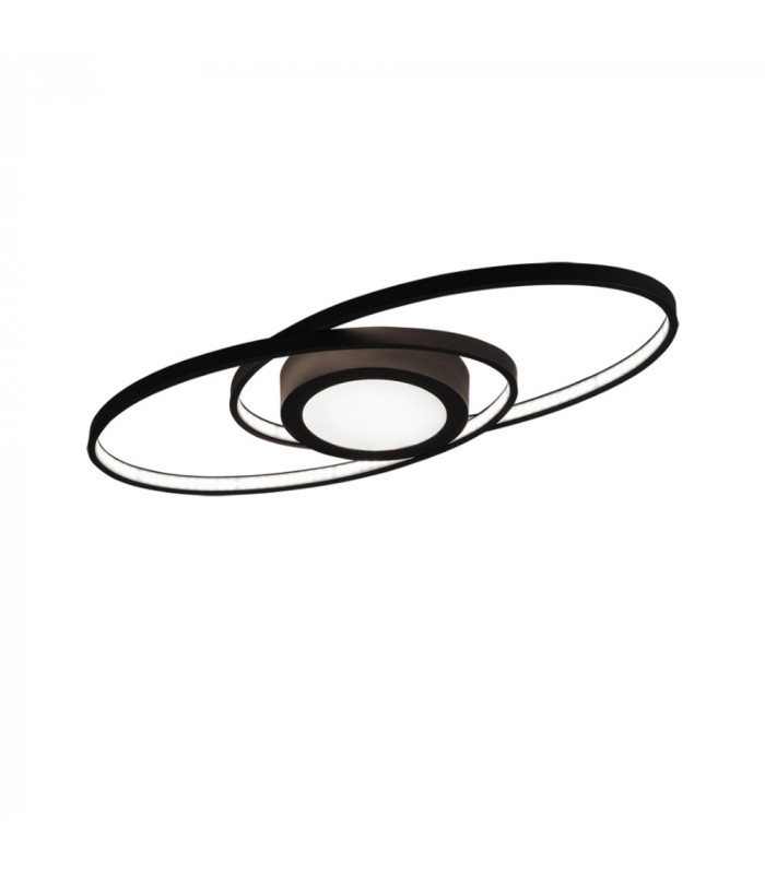 Galaxy Modern LED Semi Flush Light Anthracite 3000K-1