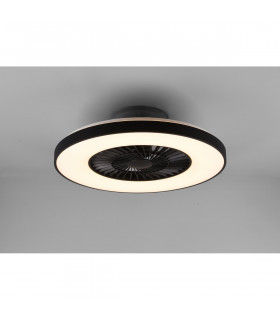 Halmstad Modern Ceiling Fan Black Matt 3000-6500K Remote control-2
