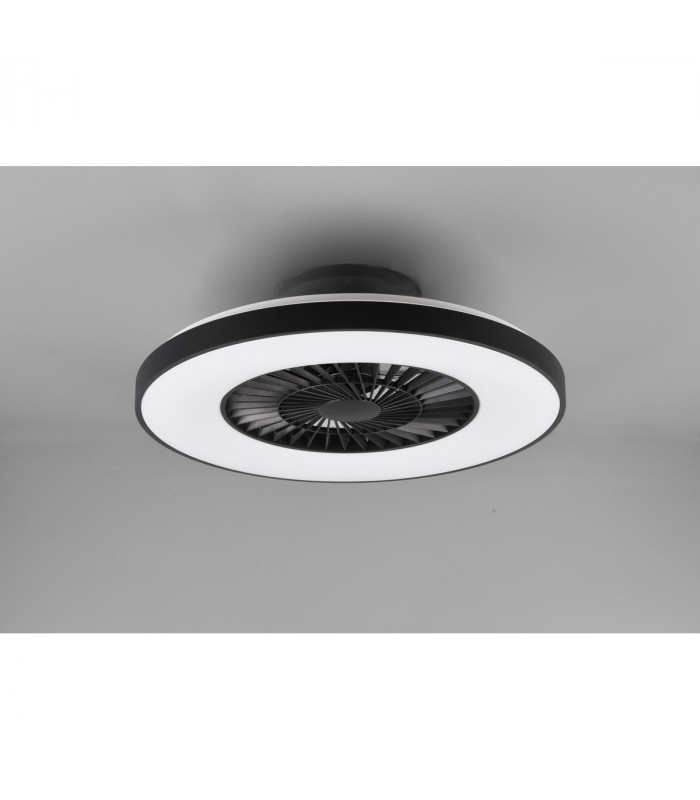 Halmstad Modern Ceiling Fan Black Matt 3000-6500K Remote control-5