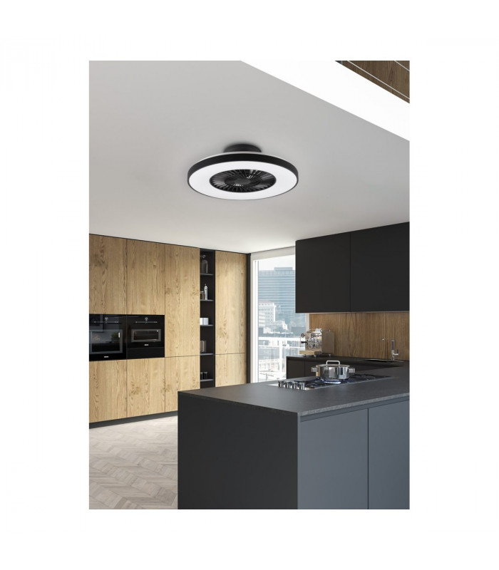 Halmstad Modern Ceiling Fan Black Matt 3000-6500K Remote control-6