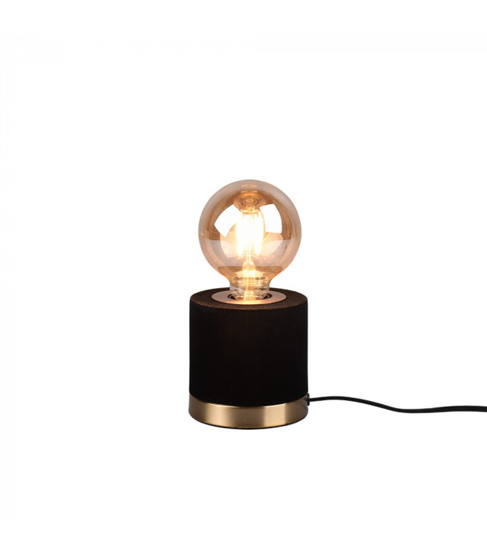 Judy Modern Cylindrical Table Lamp Black-1