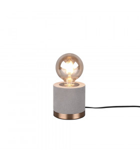 Judy Modern Cylindrical Table Lamp Grey-1