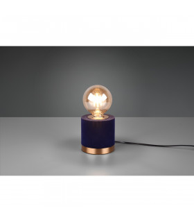 Judy Modern Cylindrical Table Lamp Blue-2