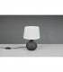 Martin Modern Table Lamp with Round Tapered Shade Brown-2