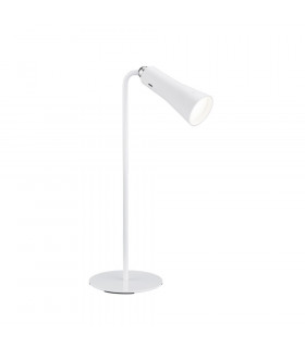 Maxi Modern Desk Task Lamp White Matt 3000K-1