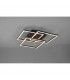 Mobile Modern LED Semi Flush Light Black Matt 2700-6000K Remote control-2