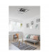 Mobile Modern LED Semi Flush Light Black Matt 2700-6000K Remote control-6