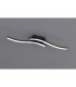 Route Modern 2 Light LED Semi Flush Light Black Matt 3000K-2