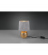 Sophia Modern Table Lamp with Round Tapered Shade Gold Grey Shade-2