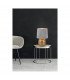 Sophia Modern Table Lamp with Round Tapered Shade Gold Grey Shade-4
