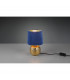 Sophia Modern Table Lamp with Round Tapered Shade Gold Blue Shade-2